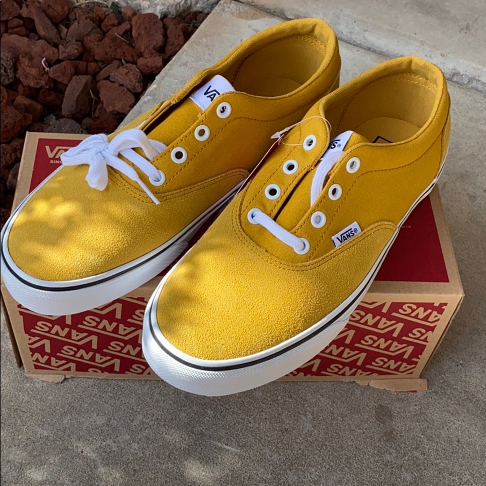 SOLD vans doheny mustard yel pigskin suede sneaker - Picture 4 of 10